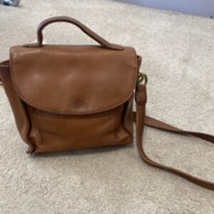 Women's Jacqueline Ferrar Brown Leather Crossbody Bag